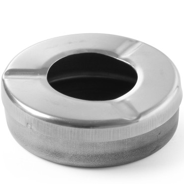 Ashtray with a steel...