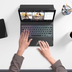 Earto FR150-BK teclado para ipad pro 12.9 "Teclado sem fio do Azerty com touchpad e touchpad