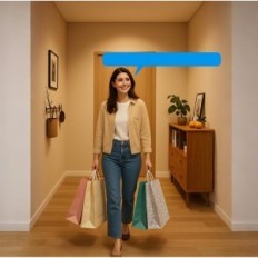 Inteligentní Yunlong HLF-002 stropní ventilátor s černou Wi-Fi lampou