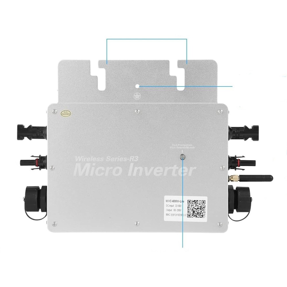 Defecte microinwerter Dewin draadloze serie-R3, 800 W, WiFi