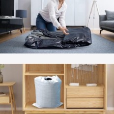 Efter reparation af den oppustelige madras 203 x 152 x 46 cm blækt blæst bedround dobbeltkappe