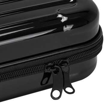 Barber hairdressing case black — close-up of the cable