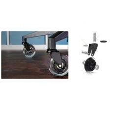 Sedia da ufficio ergonomica usata Kerdom girevole bianco KD-9070-F