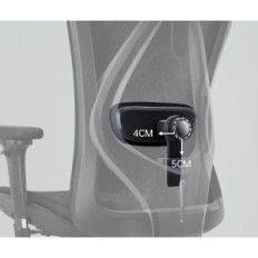 Výstava Ergonomická křeslo SIHOO M57 černá s opěrkou opěrky hlavy