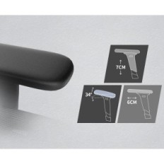 Exhibition Ergonomic armchair Sihoo M57 black with headrest support