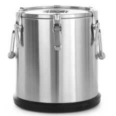 Wärmebehälterstahl-Thermos für den Transport von Lebensmitteln 25l - Hendi 710210