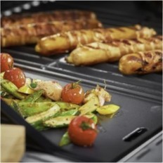 Planche de grill bilatéral de la fonte grillée 30x46x2 cm