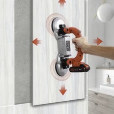Wibrator do płytek z przyssawką 400 kg układarka płytek elektryczna