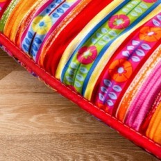 Retro futon madrass Yoshoot Bohemian C foldable single 90x190cm