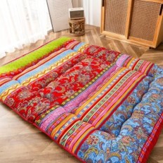 Matelas de futon rétro Yoshoot Bohemian C pliable simple 90x190cm