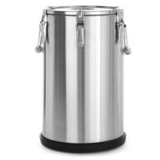 Conteneur thermique en acier inoxydable pour le transport des aliments 35L - Hendi 710302