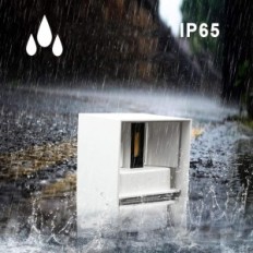 Ensemble de 4 LED FPE FP-HWBD-B01 LED 6W 3000K Eclairage de tache blanche pour intérieur de la maison