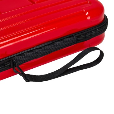 ACTIVESHOP Friseurkoffer Barber rot — Detailaufnahme Griff