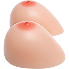 Damaged silicone breast IVITA beige dentures Breast bowl E