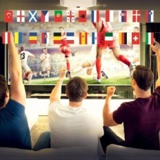 Girlande mit Flagge von 24 Ländern 8m 14x21cm bei LYD-QTL011901-ZF Events