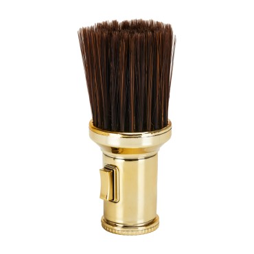 Brosse pour cou avec diffuseur de poudre de talc — vue de face