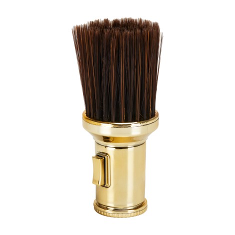 Halsbørste med talkumspreder — forfra