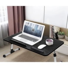 AirOpen AC077 Přenosný laptop Tabulka Skládací 60 × 34 cm Černý přenosný stolní stolek s nastavitelným