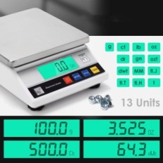 Elektroninis skalės cgoldenwall 10kg / 0,1 g Tikslus skaitmeninis virimo geliding svoris