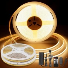 Tape da 20 m da 20 m 2700 K con telecomando, 384 LED / m dimmerabile agli interni