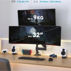 Näitus Huaanuo HNSS8 HOLDER 2 monitorid 13-32 tolli VESA