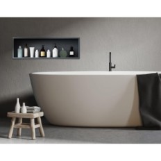 Damaged Recessed Shower Bay JULYMODA 30 × 60 × 10 CM black