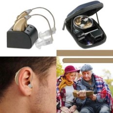 Newear hearing aids for seniors, loadable, set of 2 pieces