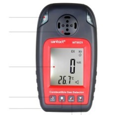 Nenaudokite nešiojamų deguonies matuoklio JADEHAY 8821-LT-00 0 ~ 25% LCD