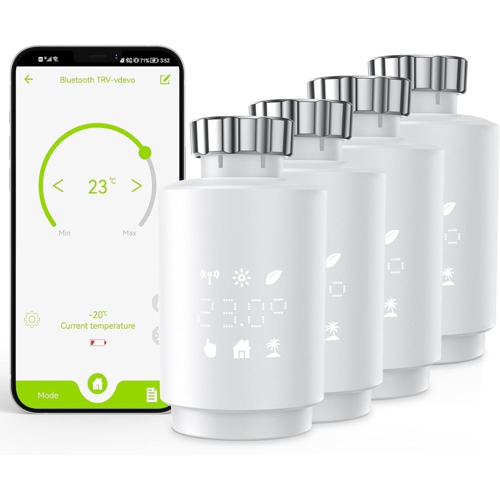 ELŐZŐ Thermostat Maxcio TV02- BT WiFi a radiátor Alexa Google