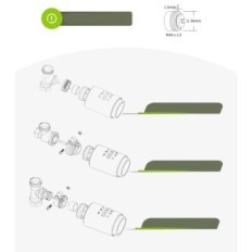 Exhibition Thermostat MAXCIO TV02-BT WiFi to Alex Google Radiator