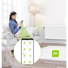 Termostato espositivo Maxcio TV02-BT WiFi a Alex Google Radiator