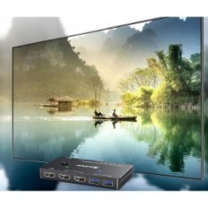 KVM KC-KVM8201 HDMI 8K 60Hz 1 Παρακολούθηση 2 PS