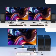 KVM KC-KVM8201 HDMI 8K 60Hz 1 Monitor 2 PS