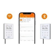 Wireless temperature recorder EliteCH RCW-800W Wi-Fi with the application