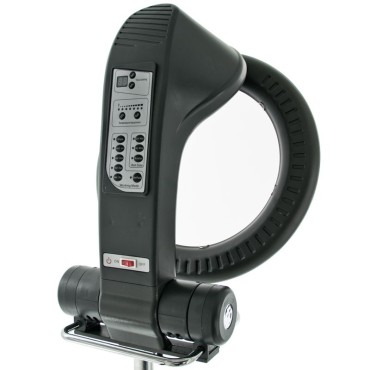 Gabbiano Infrazon FL-101S gris appareil de traitement capillaire sur pied — vue de face