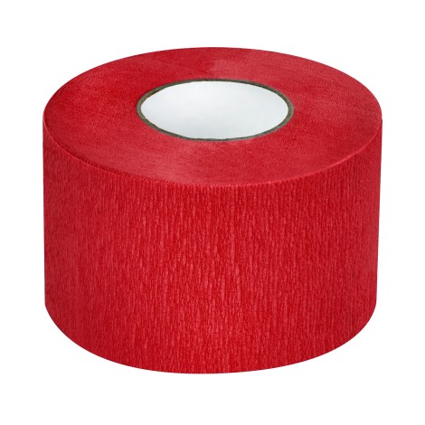 Collettes en papier pour coiffure 5 pcs rouges
