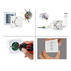 Smart prekidač za Teekar WiFi valjak kompatibilan s Alex i Google 4 računala.