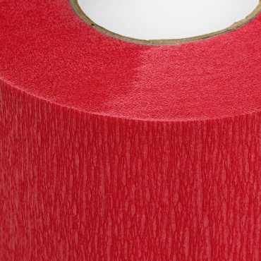 Kapperspapieren kraag 5 stuks rood — detail oppervlak