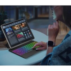 Teclado Magnético Nuflaz X9 para ipad Pro 13 "M4 2024 Qwertz
