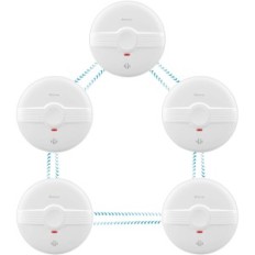 Sada 5 dymových snímačov HEIMAN HM-633PHW WIRELESS DYKEMENTY