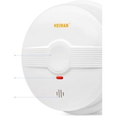 Set von 5 Rauchsensoren Heiman HM-633PHW Wireless Rauchmelder