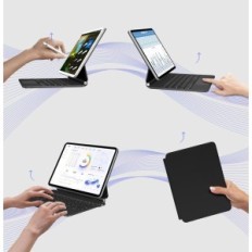 NUFRZA X7 πληκτρολόγιο για iPad Air 11 ίντσες (M2 2024 / M3 2025), Air 5/4