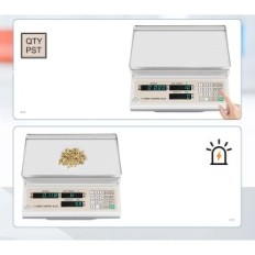 Hmotnost počítání bonvoisin 30kg / 1g 1g / 0,0022lb Digitální průmyslová přesnost