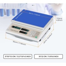Καταμέτρηση βάρους BONVOISIN 30KG / 1G 1G / 0.0022LB Ψηφιακή βιομηχανική ακρίβεια