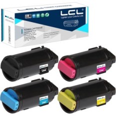 Toner LCL compatibile con Xerox Versalink C505, 4 pezzi Kcmy