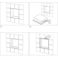 Doccia Dish Iberaio Kinkibos 1224BK 60x30x10 cm Acciaio inossidabile