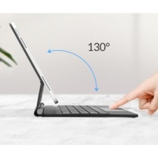 Cas avec le clavier RII 128BS sur iPad 10. Gen 10.9 "2022 QWERTZ