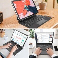 Caso com o teclado RII 128BS para iPad 10. Gen 10.9 "2022 Qwertz