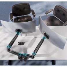 Držiteľ výstavy pre dva Huanuo HNDS12 monitory 15-35 "až 12kg