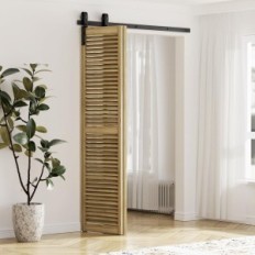 Wolfbird Set 152cm / 5ft - 2 taitettava liukuovet, musta